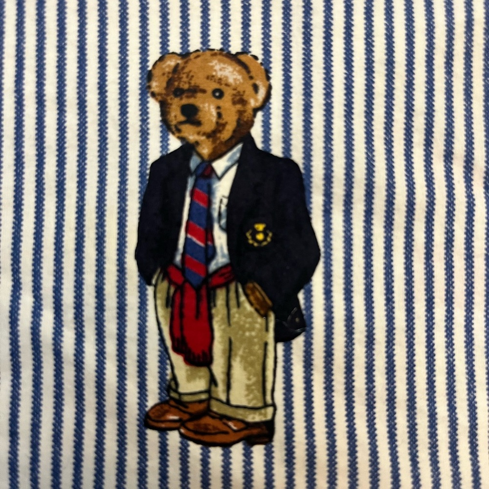 Ralph Lauren Polo Bear Standard pillow cases, new without tags.